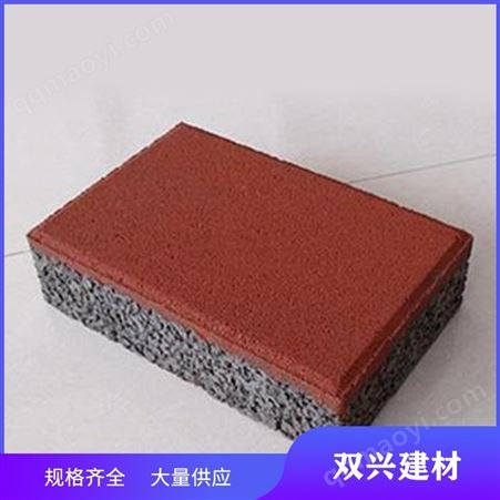 市政道路 透水磚 公園地面鋪地用 雙興建材 防滑 抗壓強(qiáng)