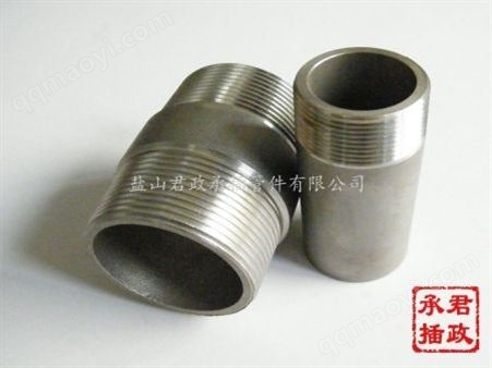 河北君政大量現貨供應單頭雙頭螺紋短節/20#/NPT/RC螺紋