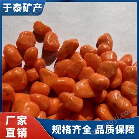 金黄色水洗石 多肉铺面盆景装饰五彩石 于泰供应